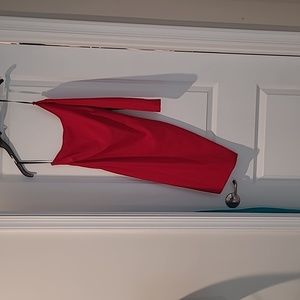 Lulu's Red Asymmetrical Dress